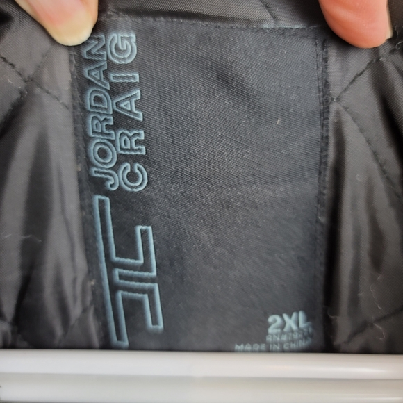 Jordan Craig Mens 2X Black Wool Blend Coat - Picture 3 of 9